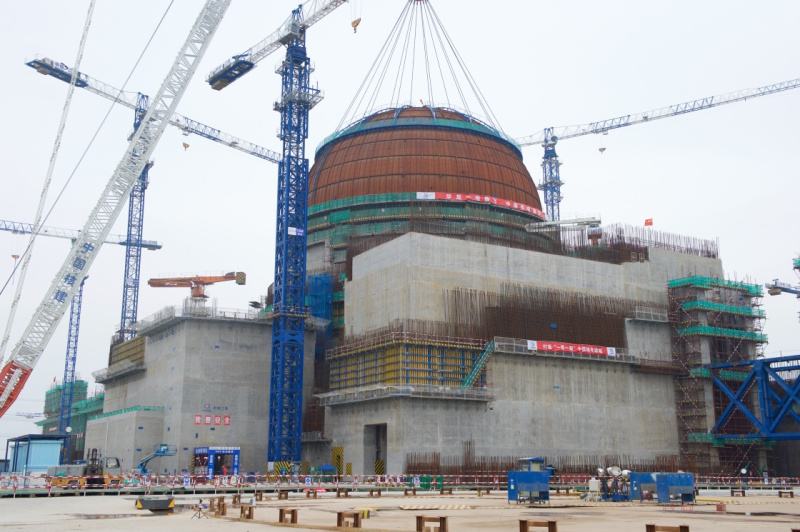 【哈尔滨凯泉泵业新闻快报】江西九江八赛枢纽工程转子全部吊装完...